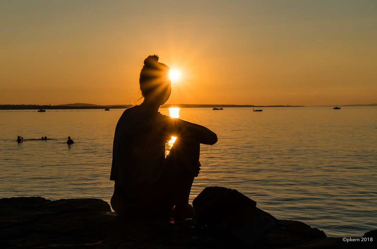 Sonne und Hitze bis spät abends